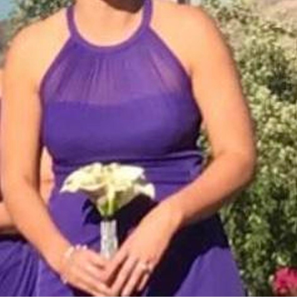 Purple bridesmaid dress from David’s Bridal! Size:6